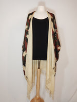 Load image into Gallery viewer, Camouflage &amp; Beige V-Wrap
