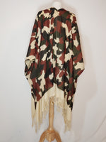 Load image into Gallery viewer, Camouflage &amp; Beige V-Wrap
