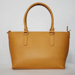 Load image into Gallery viewer, Mustard Vegan Leather Handbag (2 piece set)
