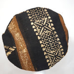 Load image into Gallery viewer, Black &amp; Brown Mudcloth Beret
