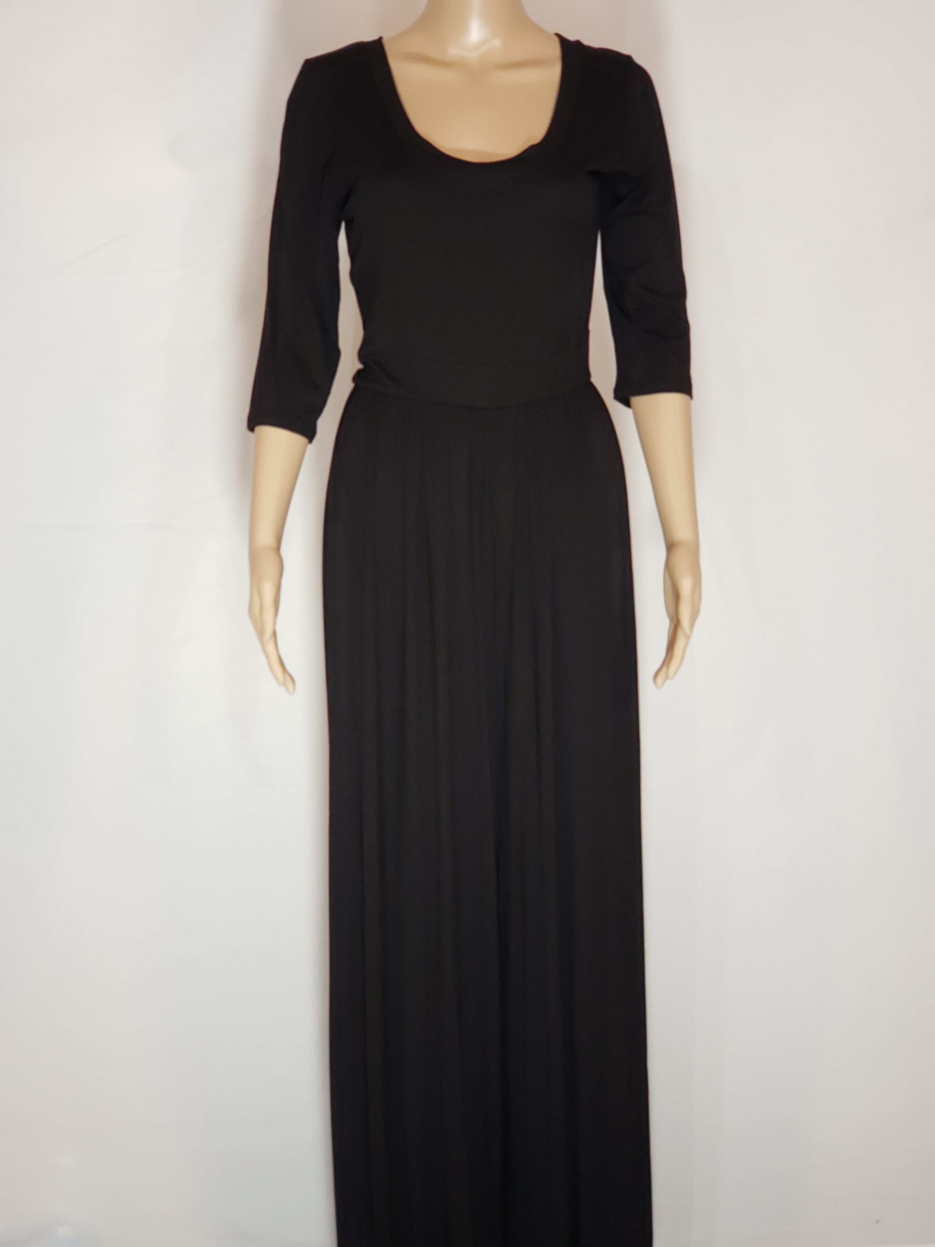 Black Jersey Knit Jumpsuit