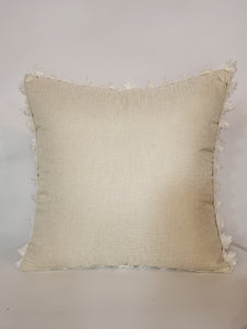 Decorative Pillow- Beautiful Bald Woman With White Trim