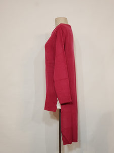 High Low Sweater (Pink)