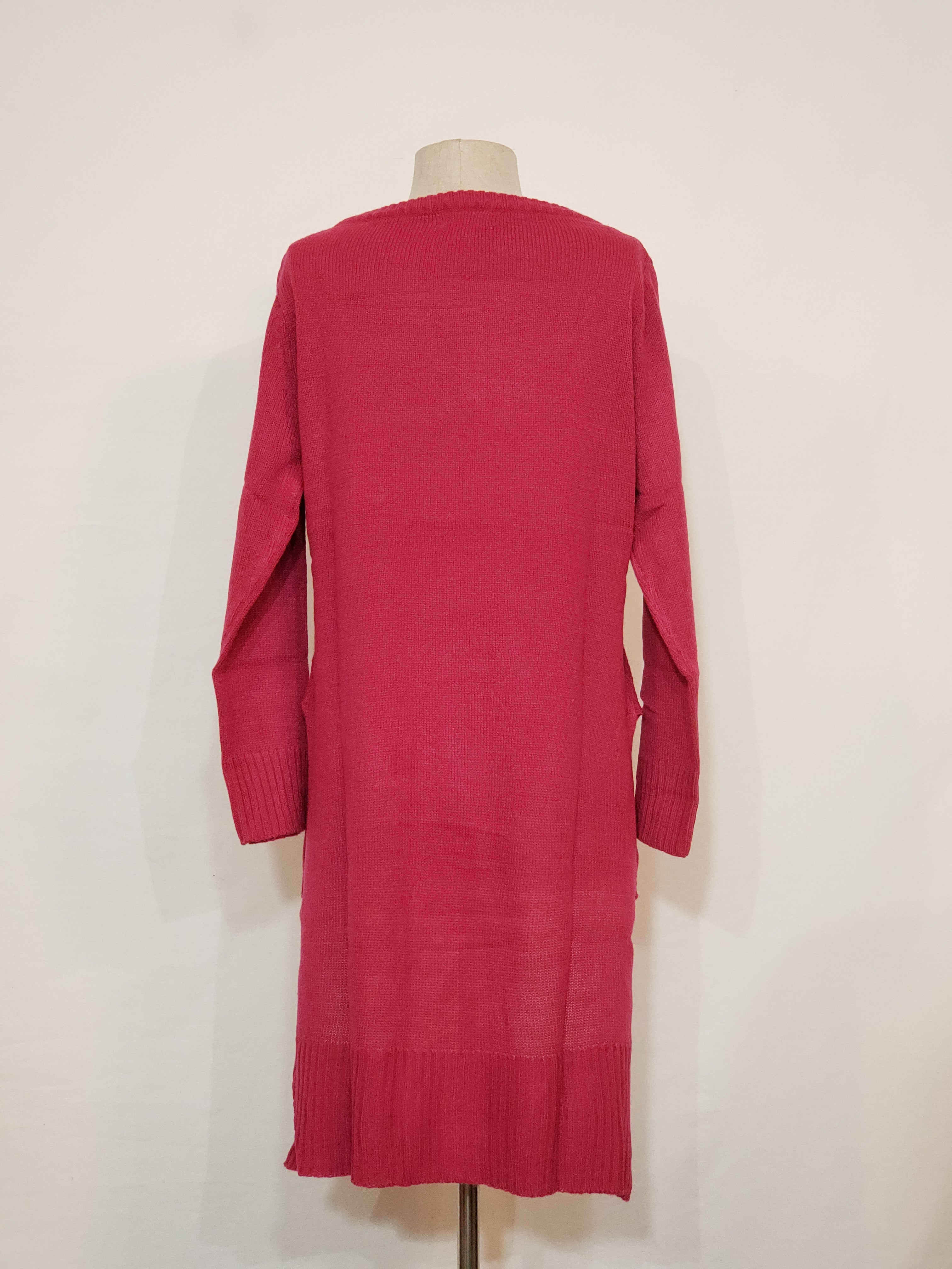 High Low Sweater (Pink)