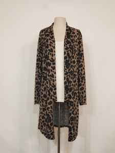 Beige Cheeta Cardigan