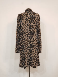 Beige Cheeta Cardigan