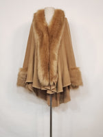 Load image into Gallery viewer, Camel Colored Fashion Fur Sweater
