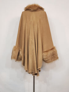 Camel Colored Fashion Fur Sweater