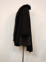 Load image into Gallery viewer, Black Fashion Fur Sweater
