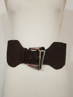 Load image into Gallery viewer, Brown Vegan Leather Belt
