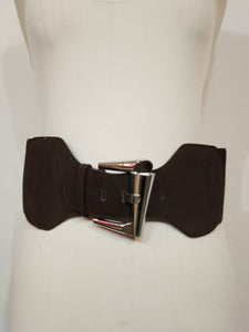 Brown Vegan Leather Belt