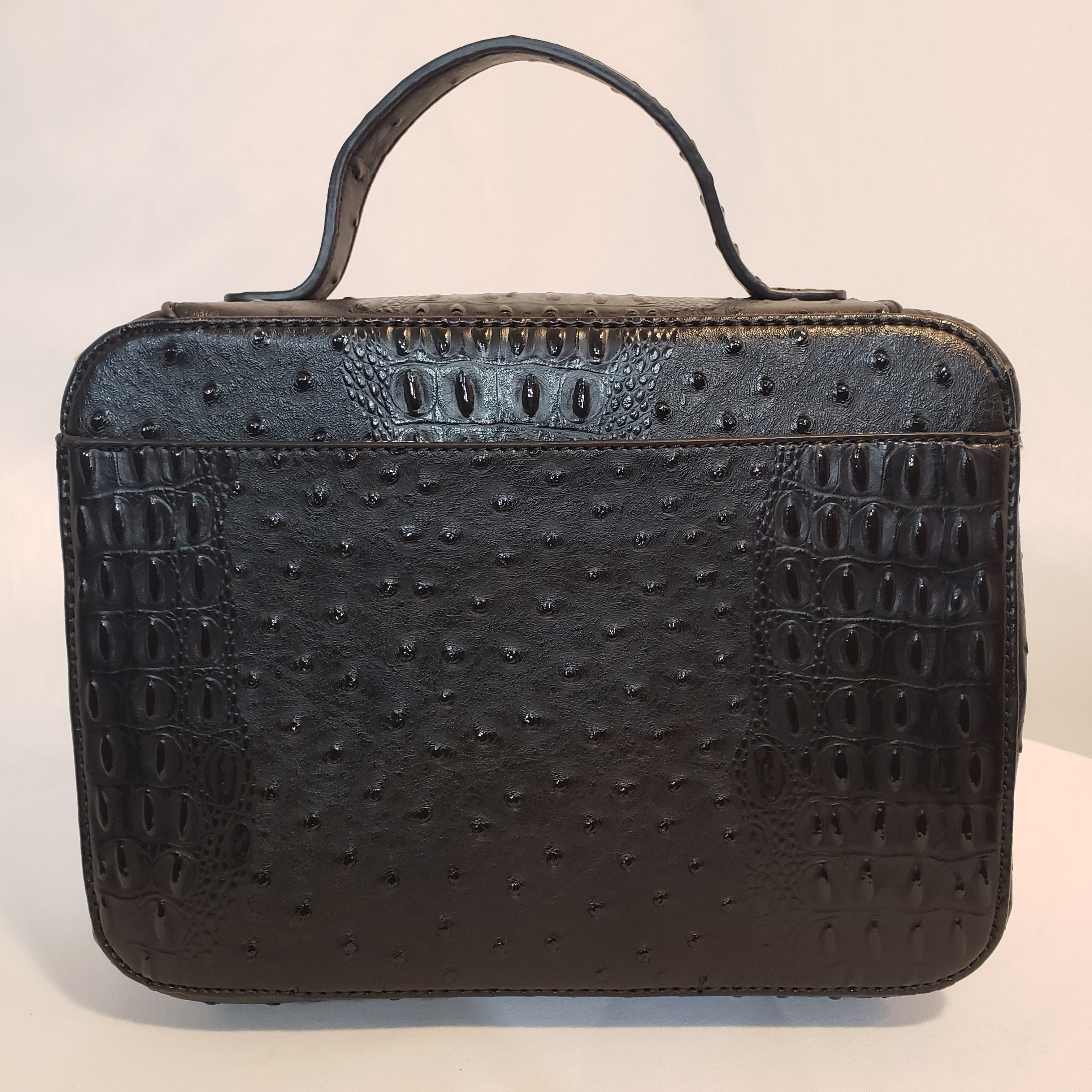Vegan Ostrich Bible Bag