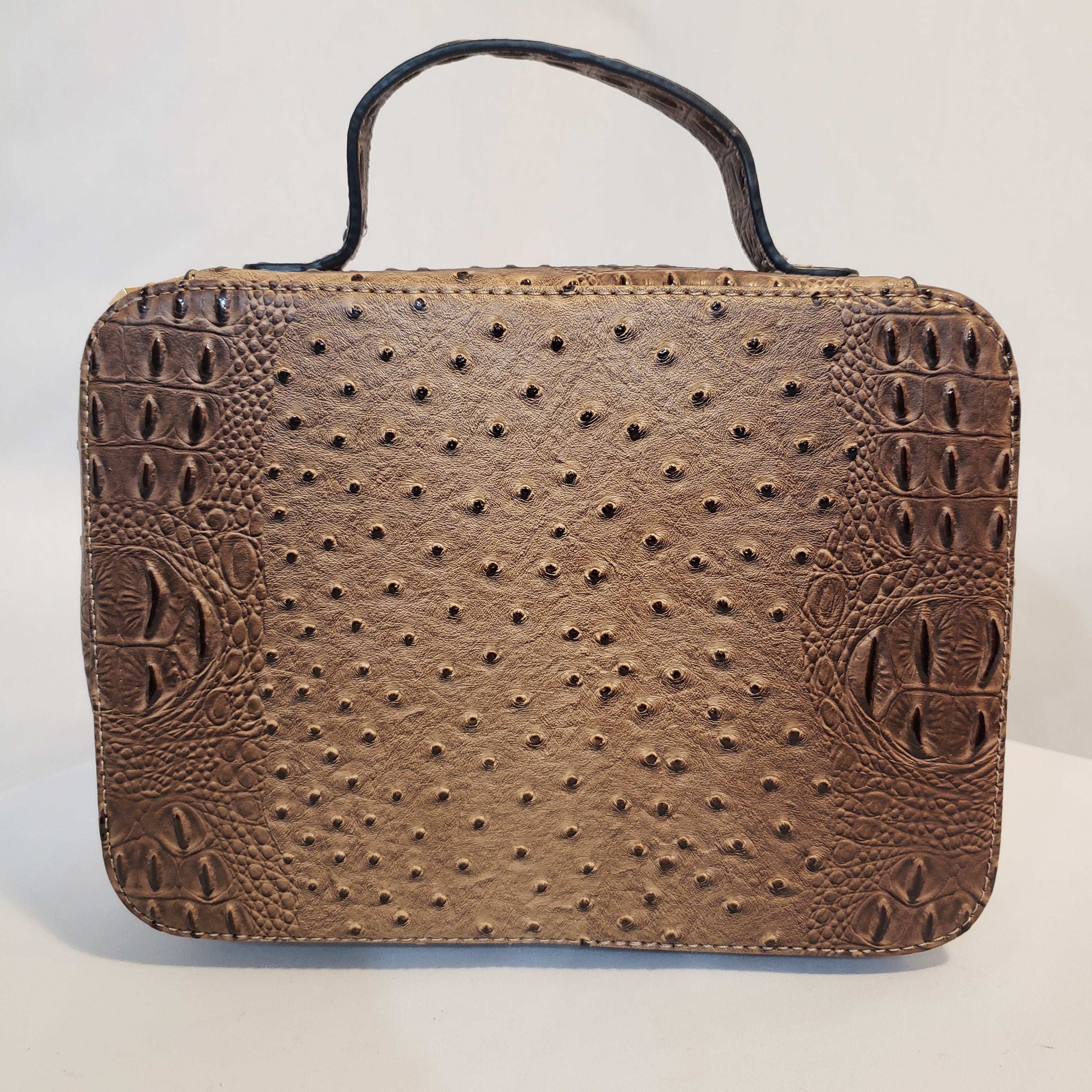 Vegan Ostrich Bible Bag