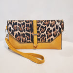 Load image into Gallery viewer, Leopard &amp; Mustard 3-Piece Purse Set
