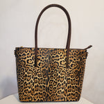 Load image into Gallery viewer, Leopard Long Strap Purse (Brown)
