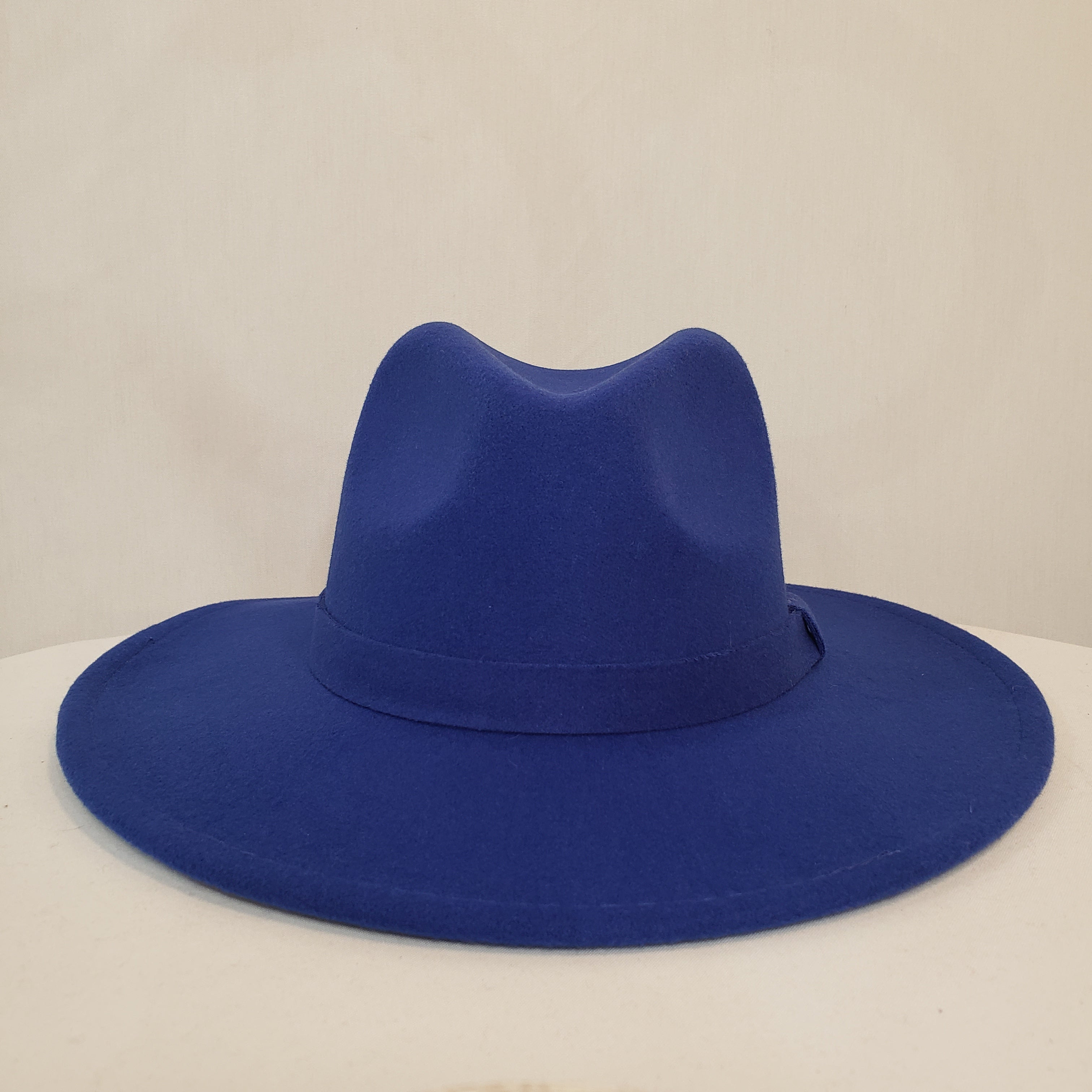 Royal Blue Felt Hat Live Special Order