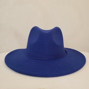Royal Blue Felt Hat Live Special Order