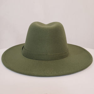 Olive Green Felt Hat Live Speacial Order