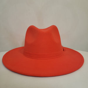 Red/Orange Felt Hat Live Special Order