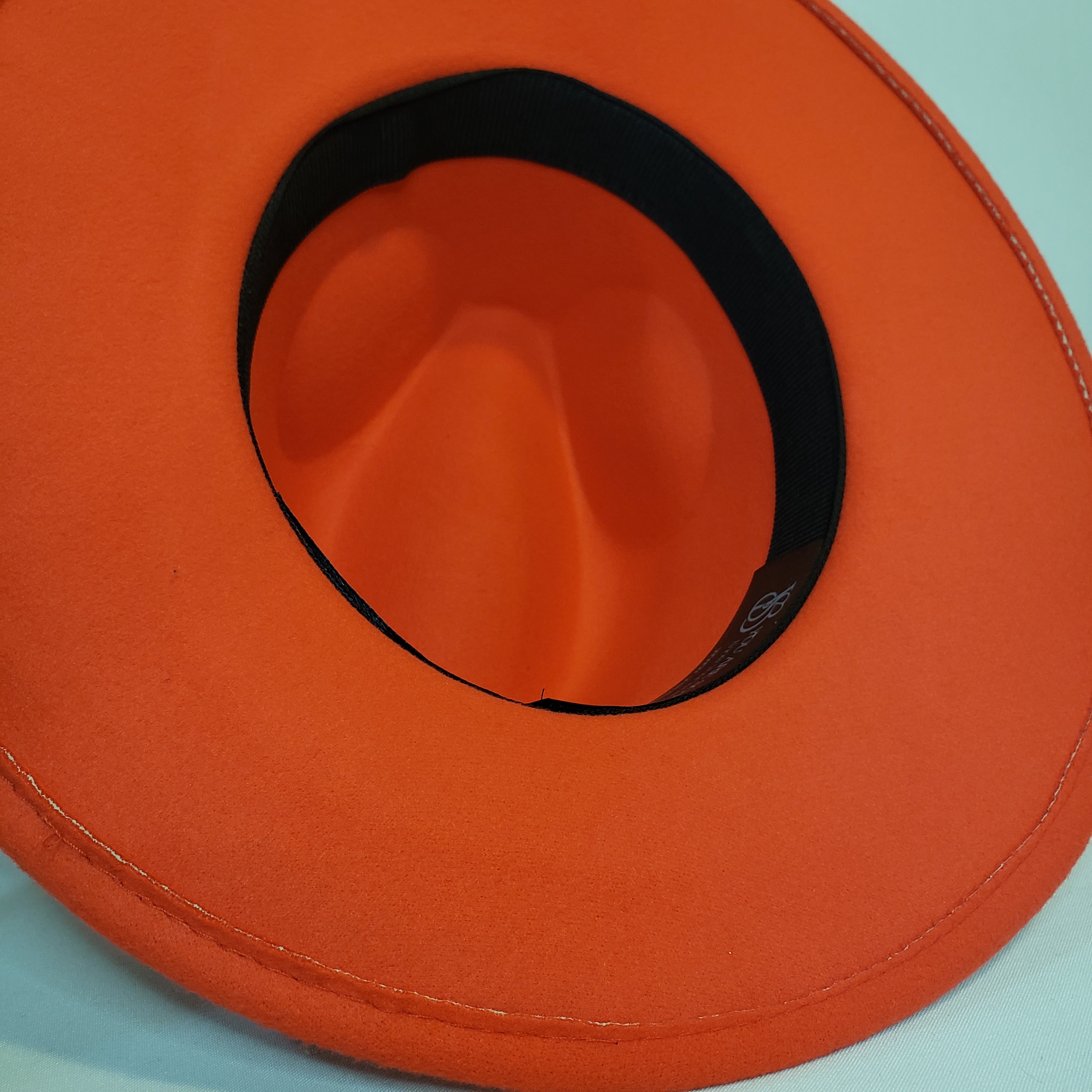Red/Orange Felt Hat Live Special Order