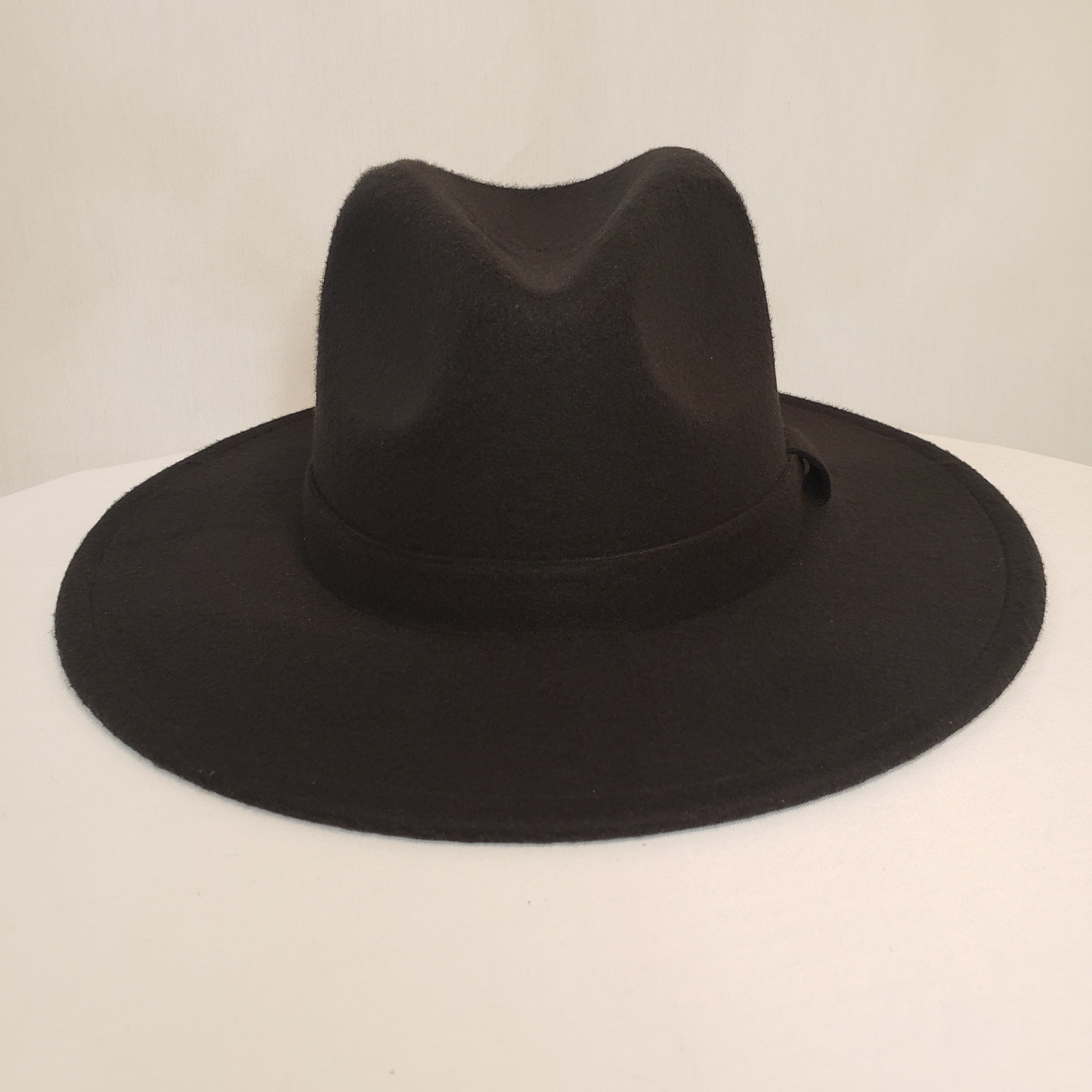 Black Felt Hat With Red Bottom Live Special Order