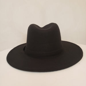 Black Felt Hat With Red Bottom Live Special Order