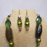 Load image into Gallery viewer, Green Agate Necklace
