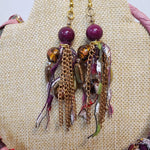 Load image into Gallery viewer, Plumb Bib Necklace &amp; Earrings
