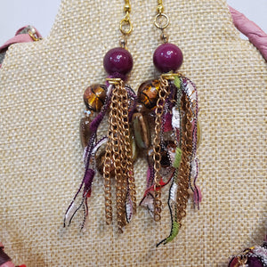 Plumb Bib Necklace & Earrings