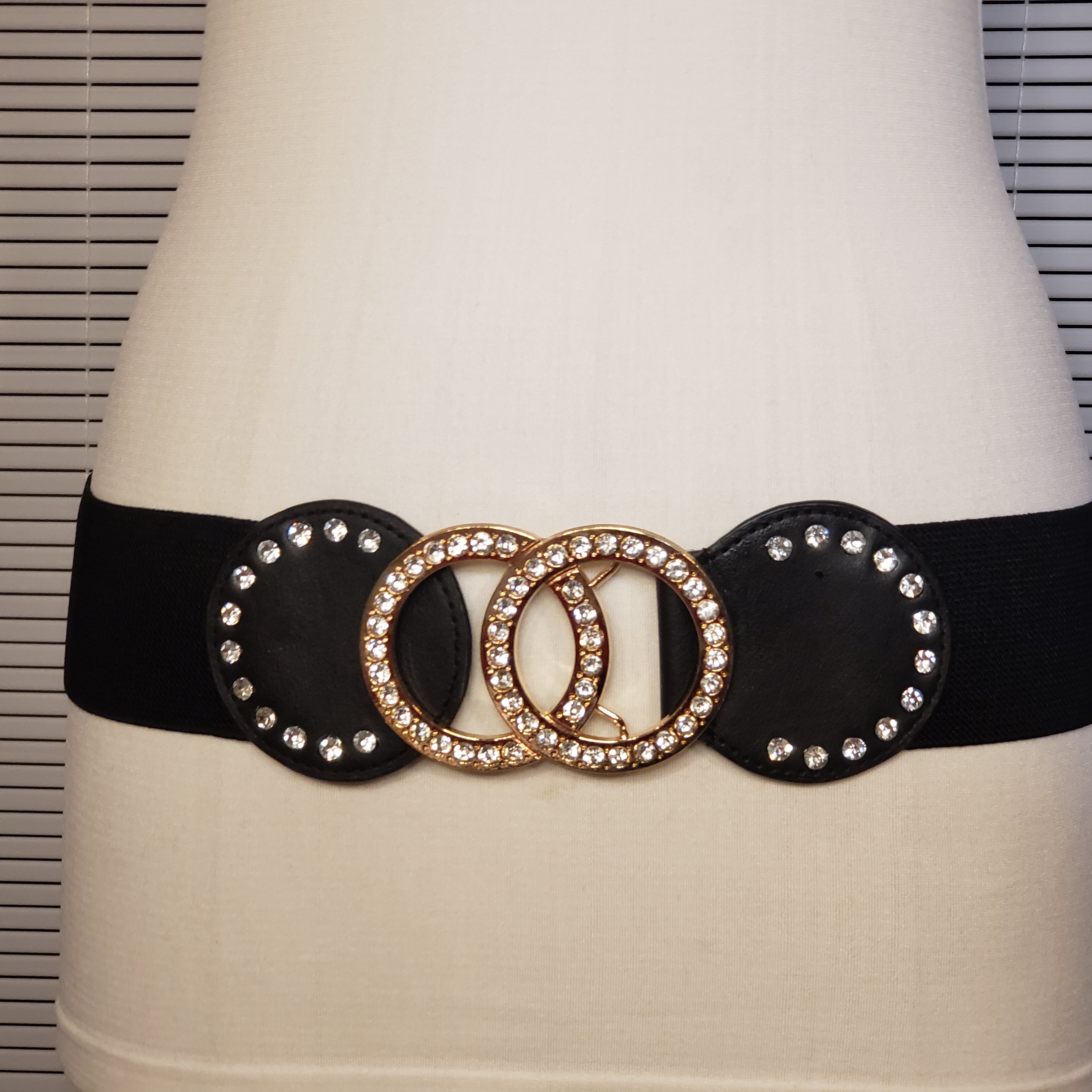 Black Belt w/Gold Circles