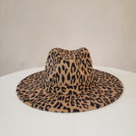 Load image into Gallery viewer, Leopard Felt Hat
