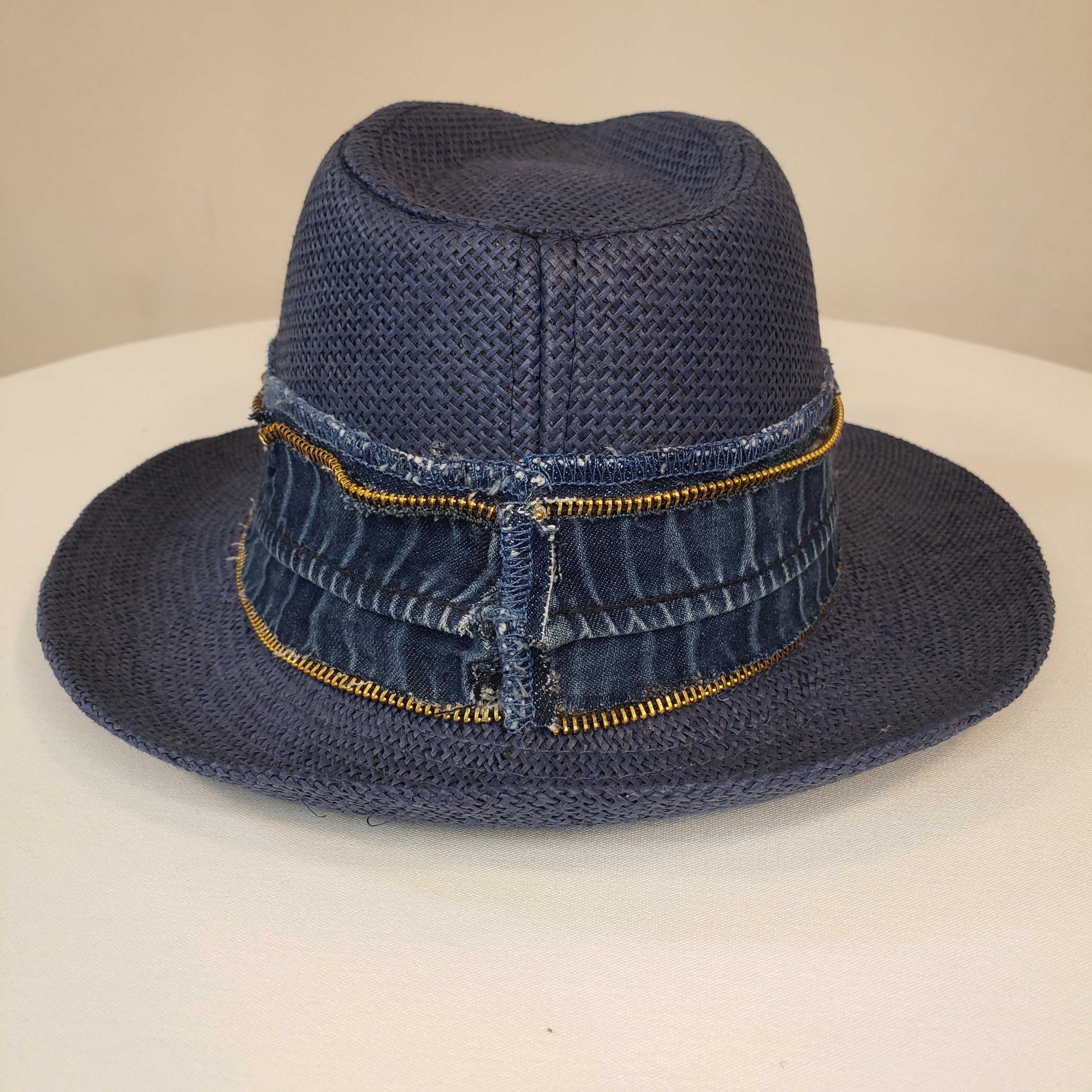 Denim Short Brim Fedora