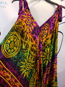 Aztec Design Romper (Purple & Green)