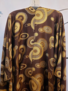 Chocolate Brown Circle V-Wrap