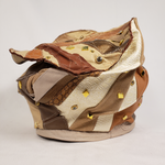 Load image into Gallery viewer, BEIGE &amp; TAN Handmade Leather Short Brim Hat
