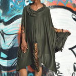 Load image into Gallery viewer, OLIVE GREEN Shutter Dress Set
